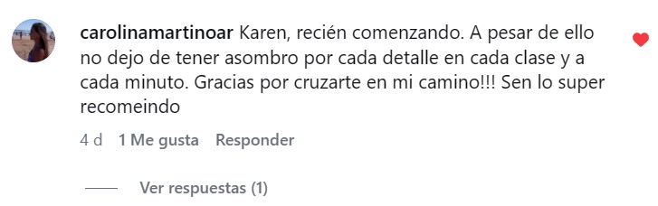 Testimonio de alumna