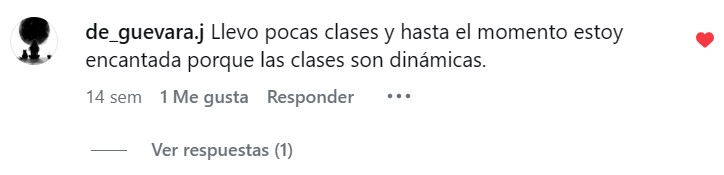 Testimonio de alumno