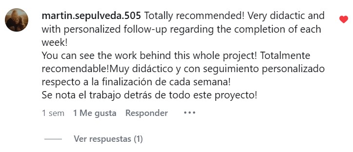 Testimonio de alumno