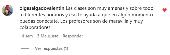 Testimonio de alumna