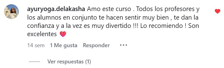 Testimonio de alumna